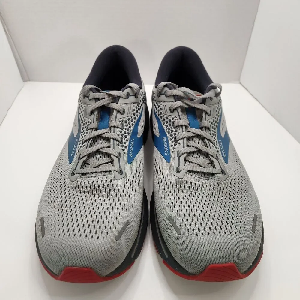 Brooks Ghost 14 Shoes Men's Size 13 D Gray Running Sneakers Athletic 1103691D078